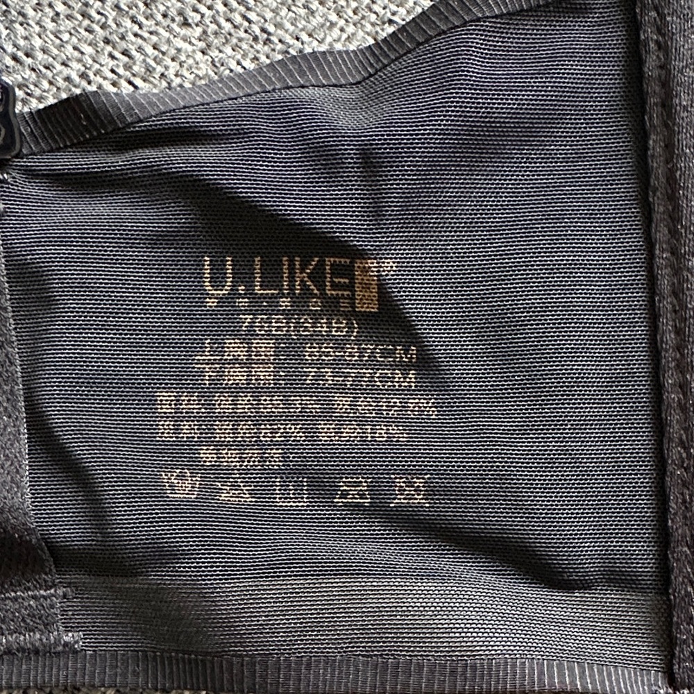 NWT U.LIKE Luxurious Black Lace Padded Bra - Picture 6 of 10